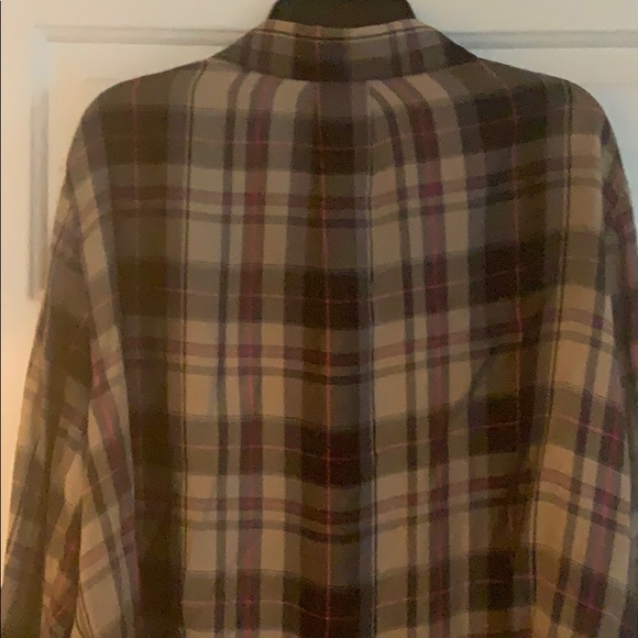 Max Studio button up plaid shirt - Picture 6 of 7
